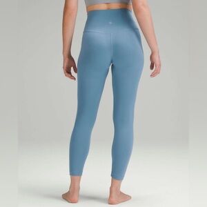 Lululemon Align High-Rise Pant 25" Leggings Utility Blue Size 0 Athleisure